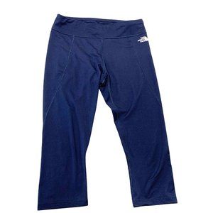North Face crop Navy Blue leggings size medium
